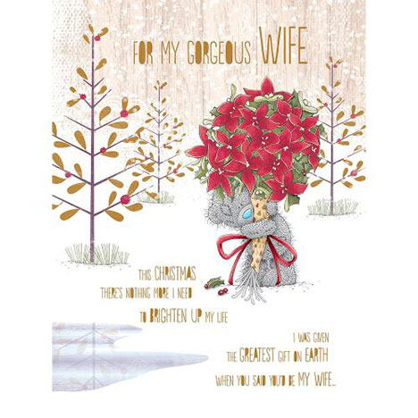 Wife Me to You Bear Large Christmas Card £3.99